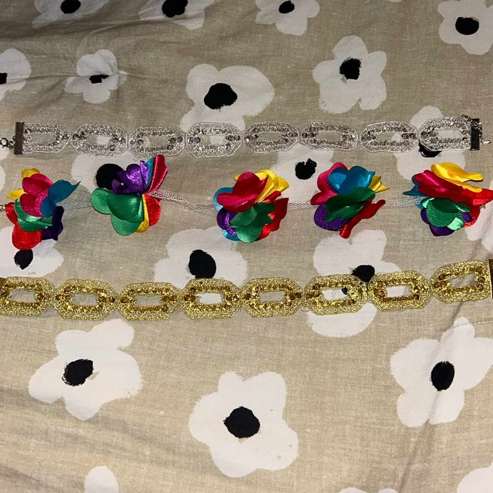 Women’s 3 pack of Handmade Choker Necklaces